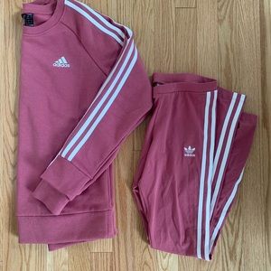 ADIDAS MAUVE TRACKSUIT, WINTER 2019 STYLE